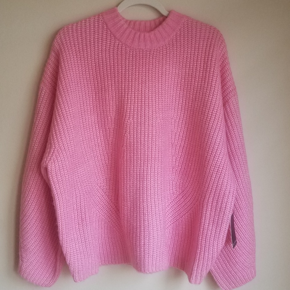 Pink Plus Size Eloquii Sweater
